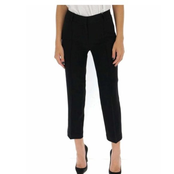 Viktor & Rolf Pants - VIKTOR &  ROLF COUTURE BLACK CROPPED PANTS